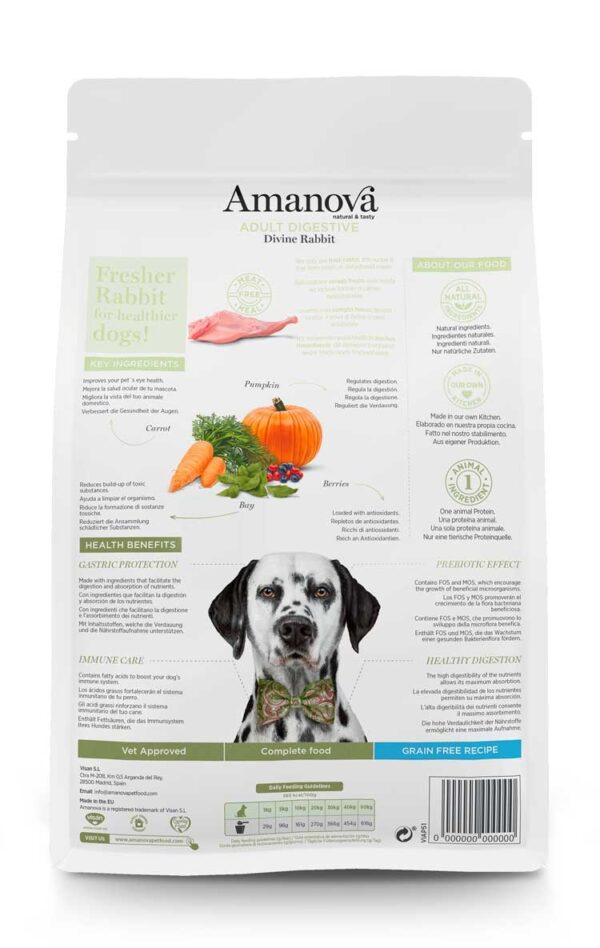 Amanova Adult Digestive Divine Rabbit Zaragoza