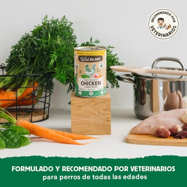 Lata de pollo Filosofía BARF Wild Balance Zaragoza Alimentación Natural