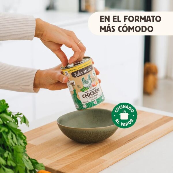 Lata de pollo Filosofía BARF Wild Balance Zaragoza Alimentación Natural