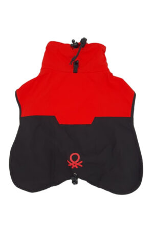 Chubasquero Impermeable Benetton Rojo