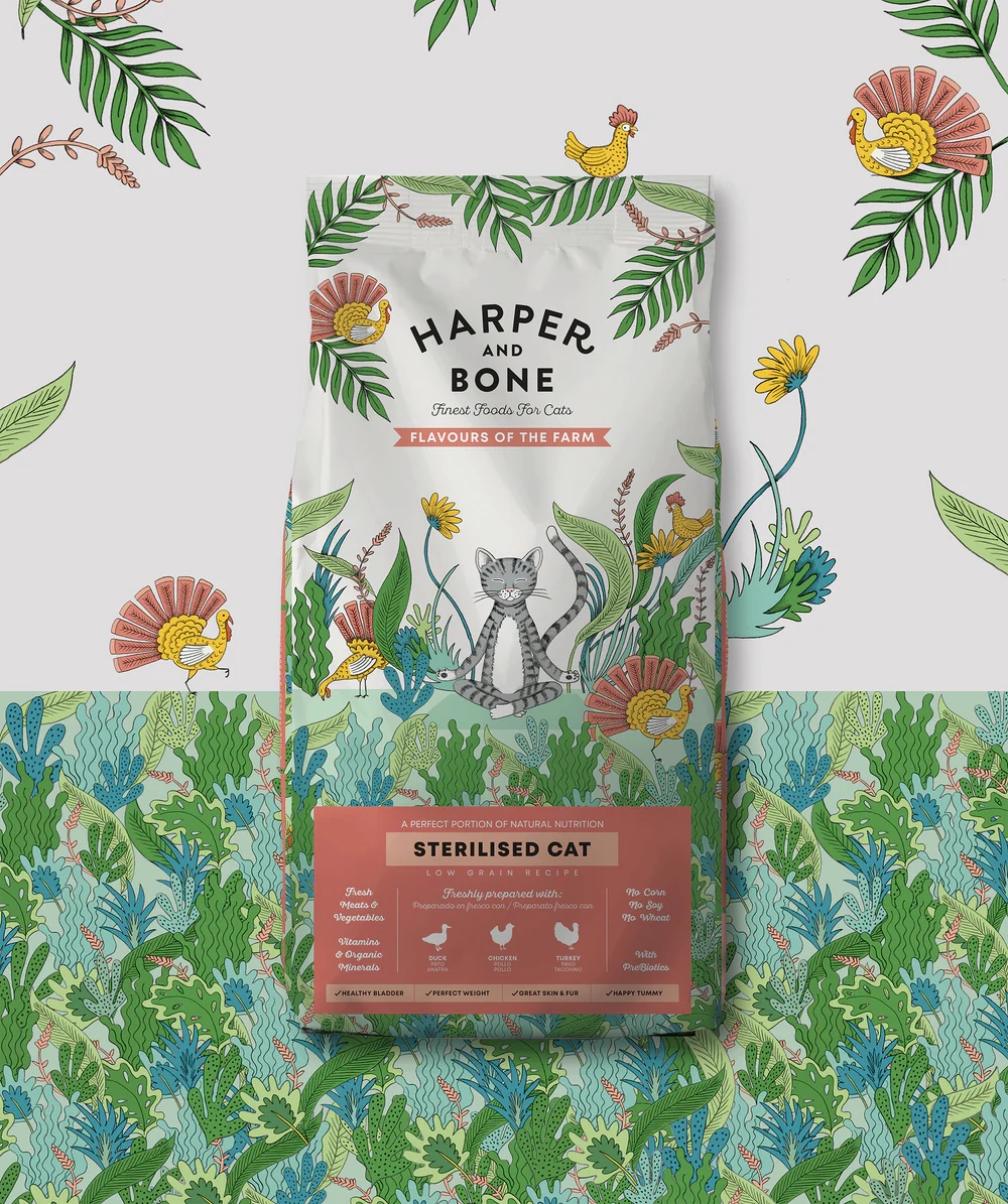 Harper&Bone Sterilised Cat Flavours of the Farm