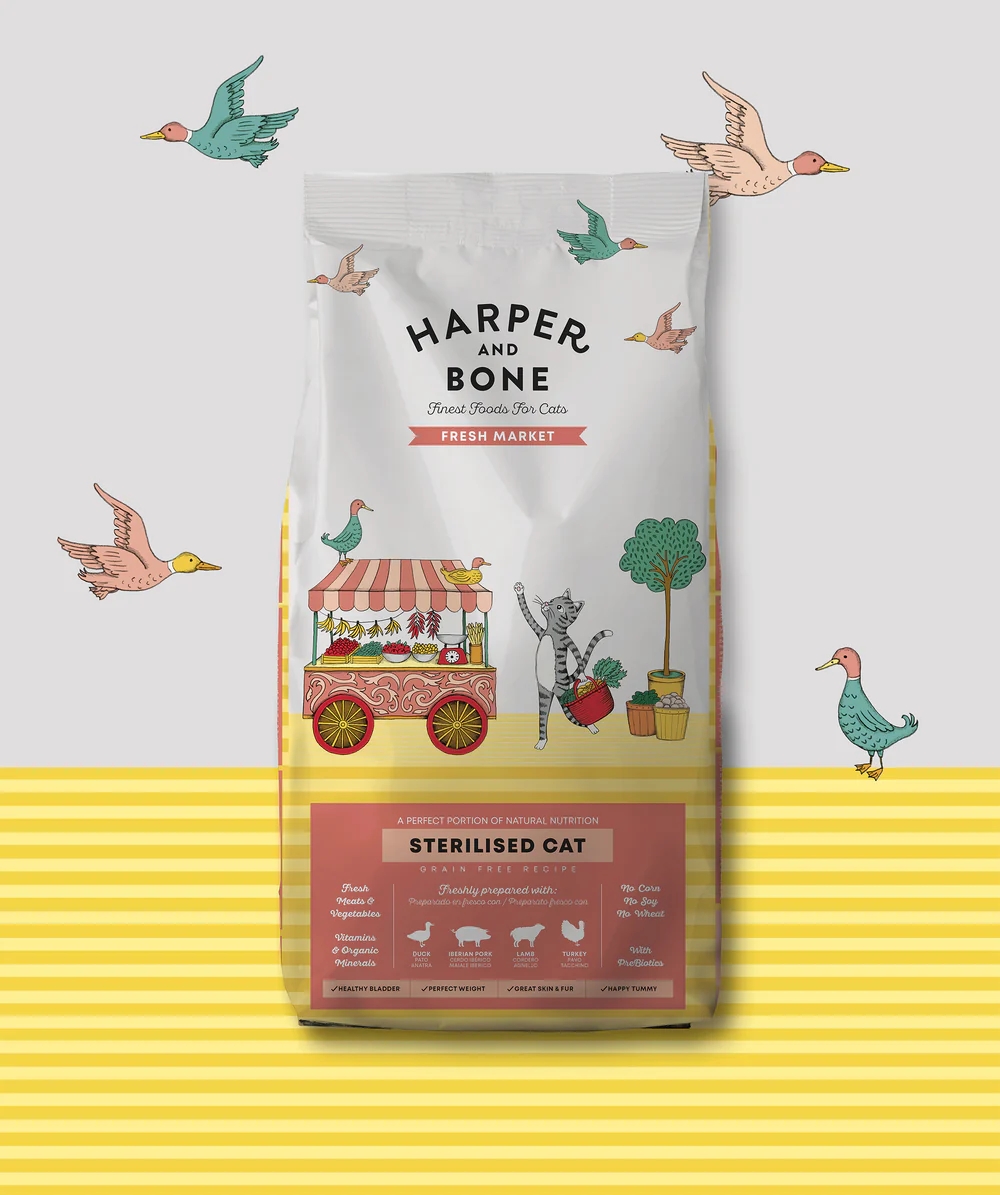 Harper&Bone Sterilised Cat Fresh Market