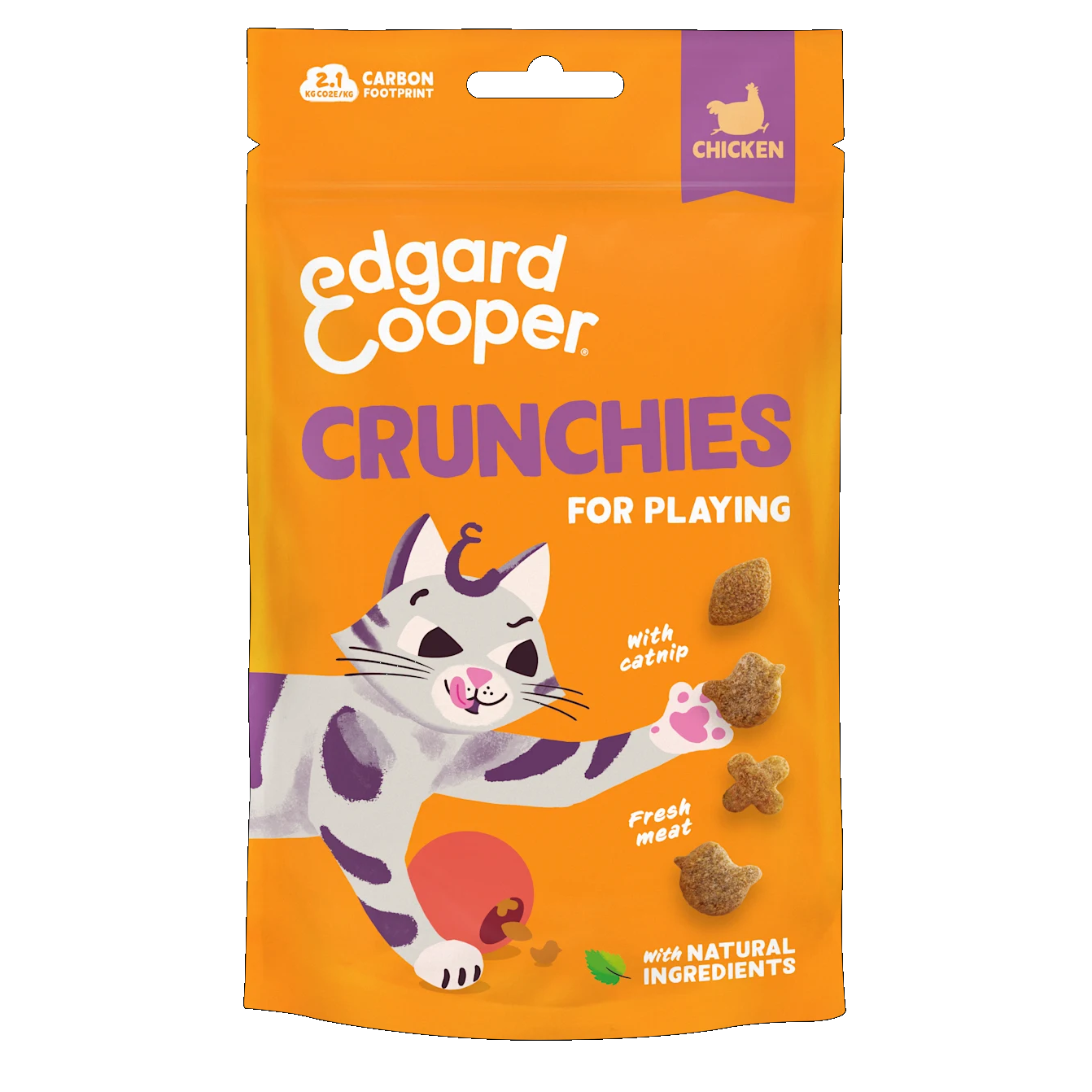 Edgard cooper crunchies pollo chicken gatos mascotas bastet