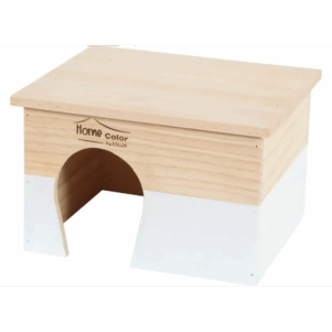 caseta zolux home color rectangular grande blanca para roedores mascotas bastet