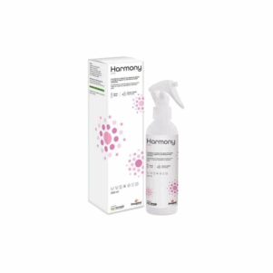Harmony Spray calmante para perros, gatos, conejos, roedores, hurones, reptiles, aves disponible en mascotas bastet