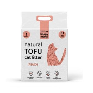 Happy Meow Natural Tofu Peach 6L