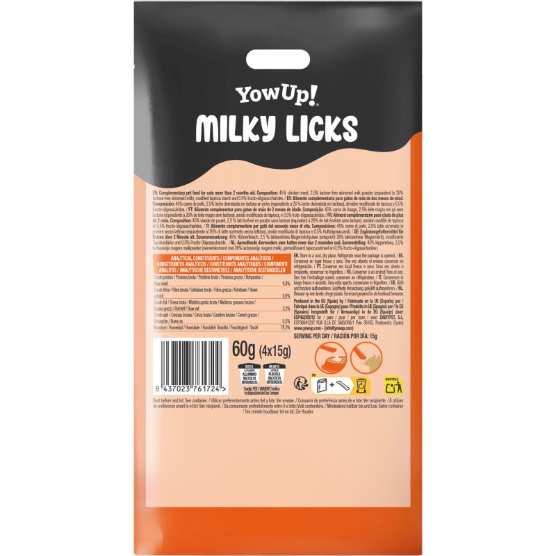 YowUp! Milky Licks Pollo 60 gr - Imagen 2
